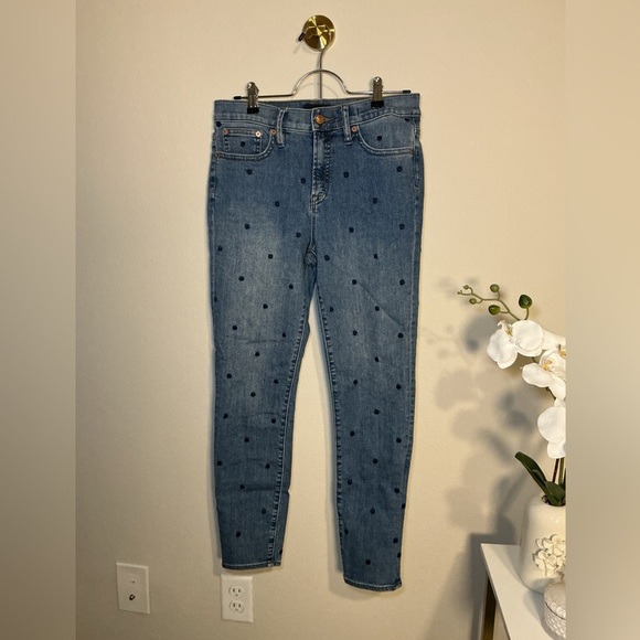 J. Crew Denim - Blue Polka Dot Women's Jeans